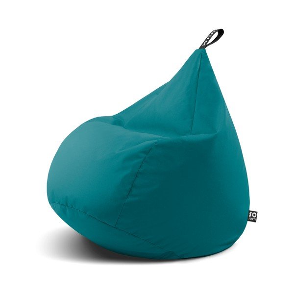 Turkusowy dziecięcy worek do siedzenia Drop M – So Soft?