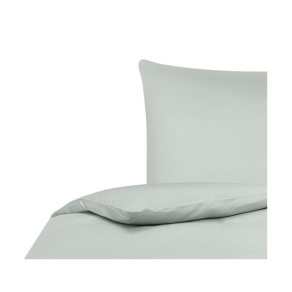 Zielona pościel z bawełny i bambusa 200x135 cm Skye – Westwing Collection-image-2