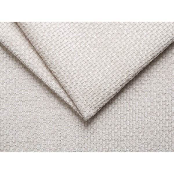 Kremowe tapicerowane łóżko dwuosobowe bez zagłówka 140x200 cm Whale – Micadoni -image-3