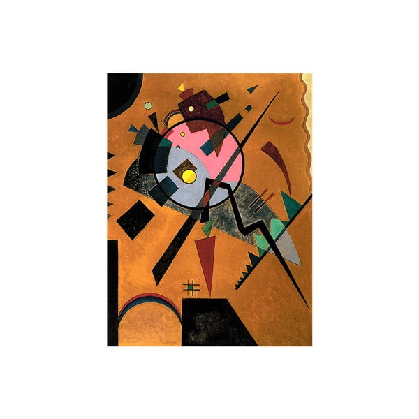 Reprodukcja obrazu Szaro-różowy Wassilego Kandinskego, 70x50 cm