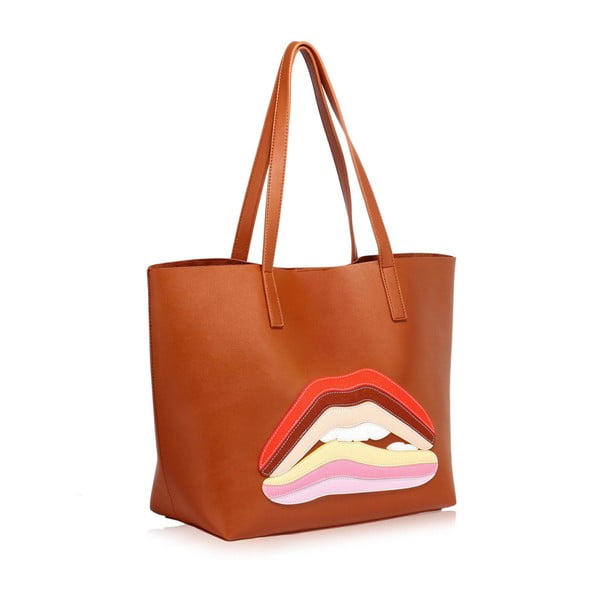 Koniakowa torebka L&S Bags Lips