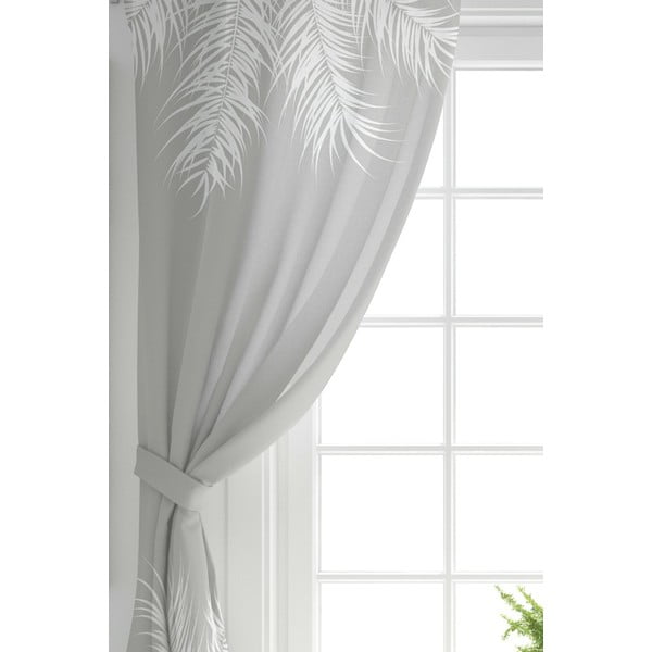 Szare zasłony zestaw 2 szt. – Mila Home-image-1