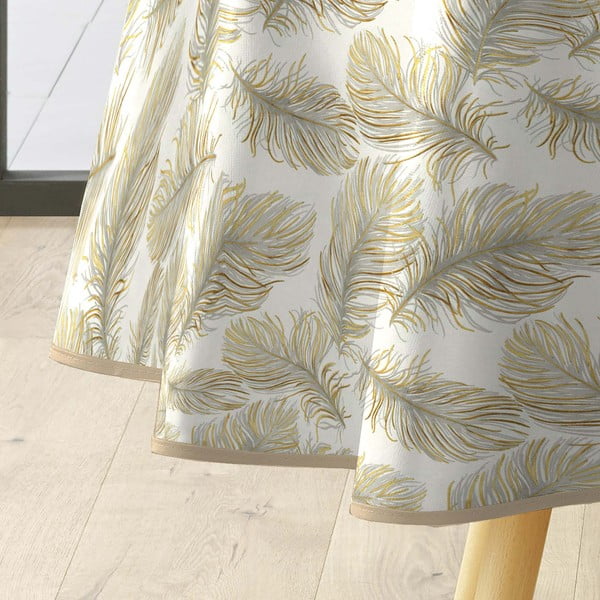 Obrus zmywalny ø 160 cm Plumina – douceur d'intérieur-image-3