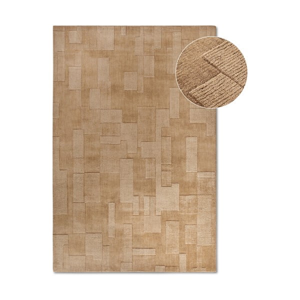 Beżowy wełniany dywan tkany ręcznie 80x150 cm Wilhelmine – Villeroy&Boch