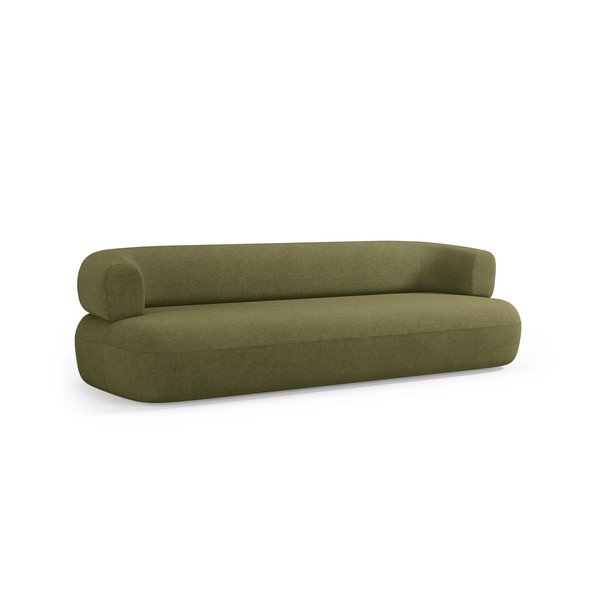 Zielona sofa z materiału bouclé 226 cm Jenny – Micadoni -image-1