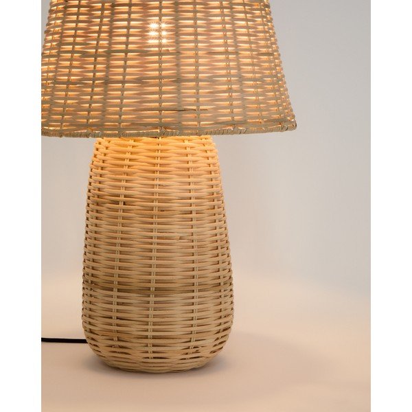 Rattanowa lampa stołowa w naturalnym kolorze (wysokość 65 cm) Neuda – Kave Home-image-3