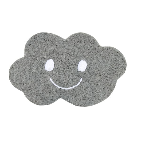 Szary dywan bawełniany Happy Decor Kids Cloud, 75x115 cm
