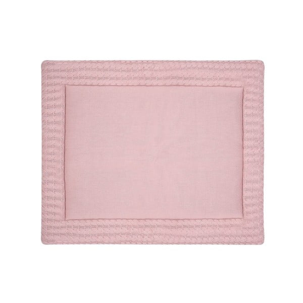 Różowa bawełniana mata Kindsgut Mat, 70x90 cm-image-3