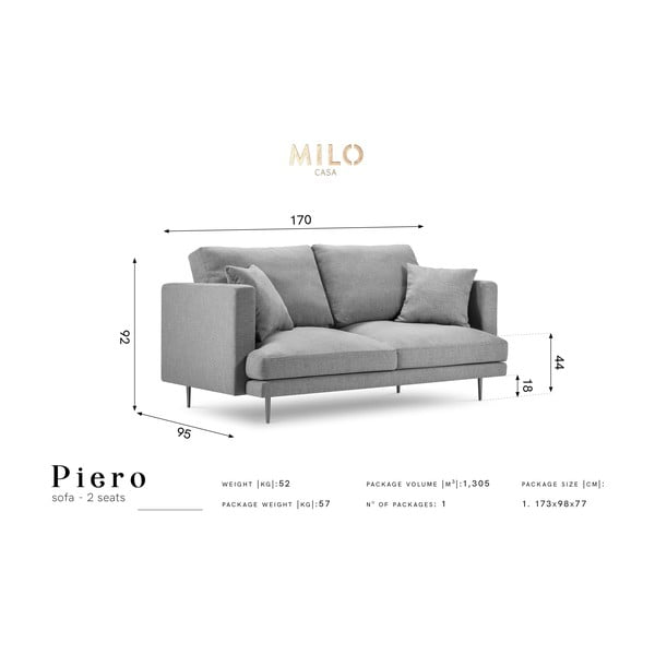 Beżowa sofa Milo Casa Piero-image-1