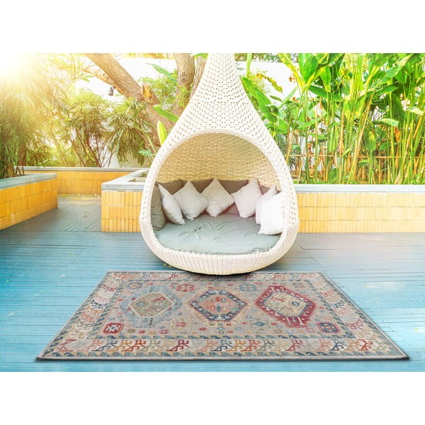 Beżowy dywan odpowiedni na zewnątrz 290x200 cm Soley – Universal-image-1