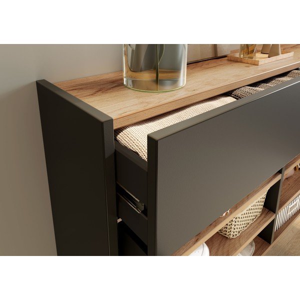 Antracytowy zestaw do przedpokoju Ameca – Germania-image-4