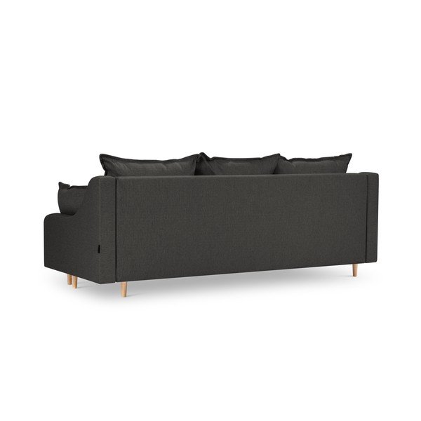 Ciemnoszara rozkładana sofa ze schowkiem Mazzini Sofas Freesia-image-2