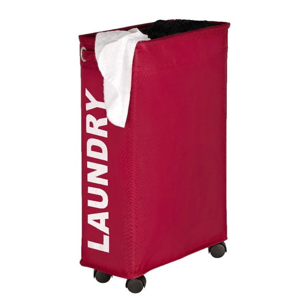 Czerwony kosz na pranie Wenko Como, 44,4 l-image-3