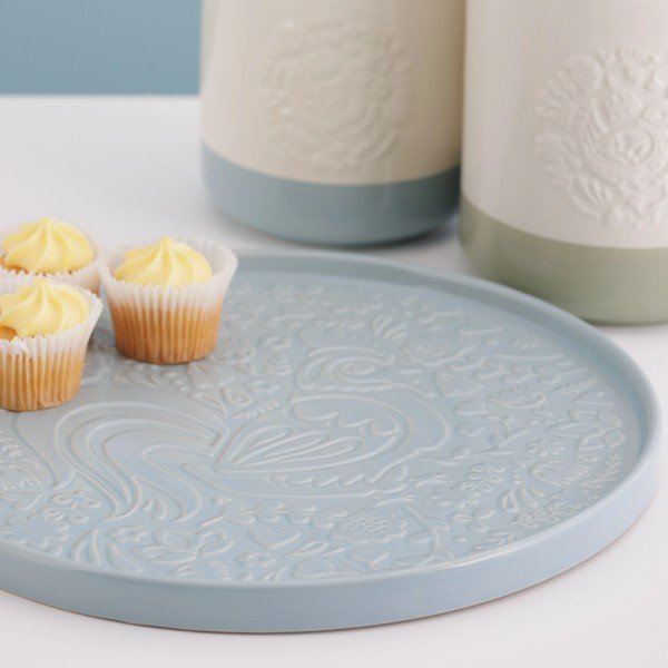 Szaroniebieski ceramiczny talerz do serwowania ø 30 cm Home to Roost – Mason Cash-image-2