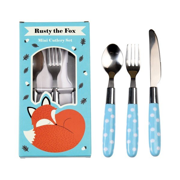 Zestaw sztućców dla dzieci Rex London Rusty The Fox-image-3