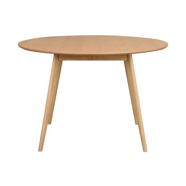 Okrągły stół z blatem w dekorze dębu 115x115 cm Yumi – Rowico-image-4