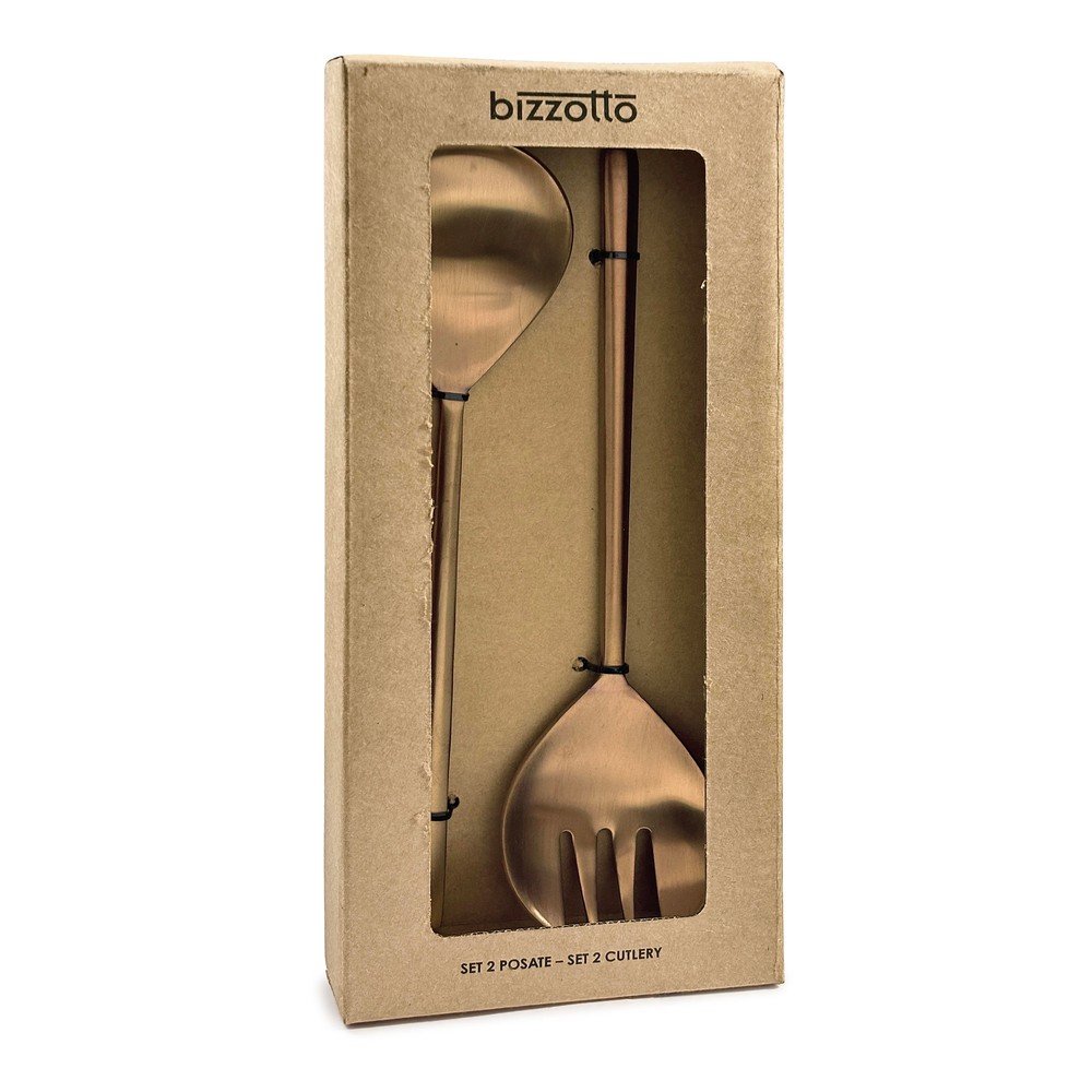 Sztućce do sałatek ze stali nierdzewnej 2 szt. Hestia – Bizzotto (zdjęcie 3)