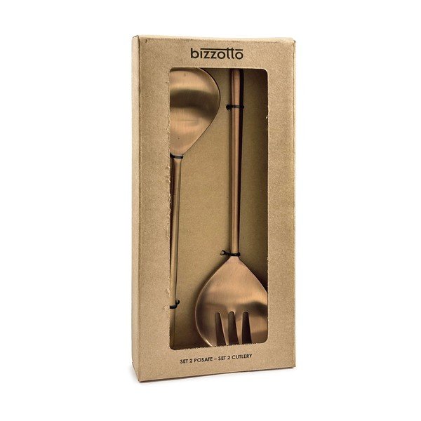 Sztućce do sałatek 2 szt. ze stali nierdzewnej Hestia – Bizzotto-image-2