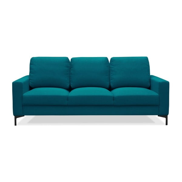 Turkusowa sofa 3-osobowa Cosmopolitan design Atlanta