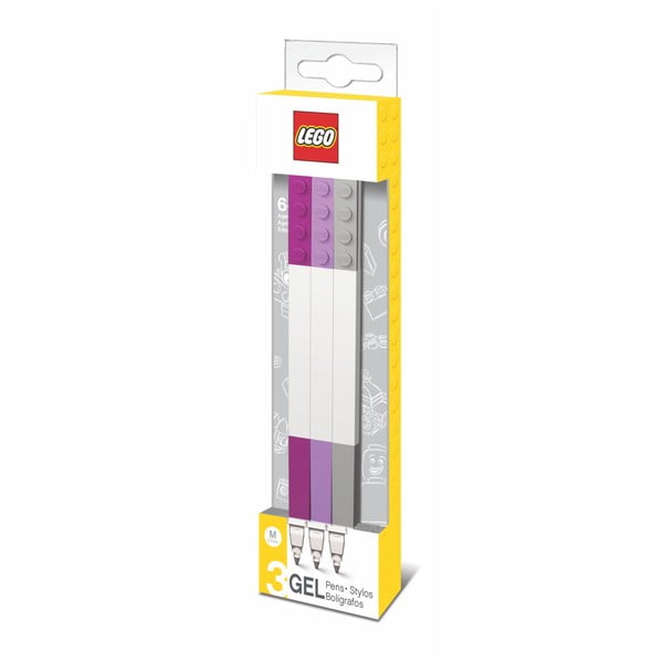 Zestaw 3 długopisów żelowych LEGO®
