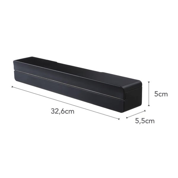 Czarny uchwyt magnetyczny na folię YAMAZAKI Tower-image-3