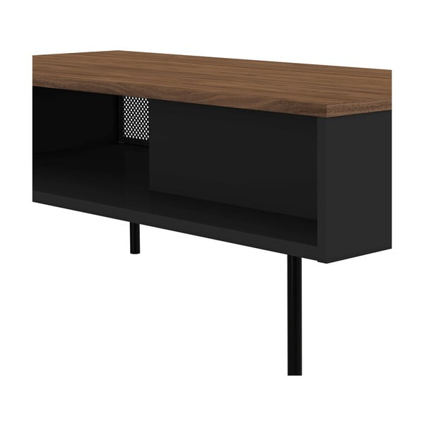 Stolik z blatem w dekorze dębowym 100x50 cm Radio – TemaHome-image-4