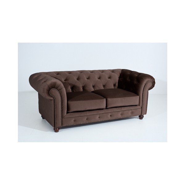 Ciemnobrązowa sofa Max Winzer Orleans Velvet, 196 cm-image-2