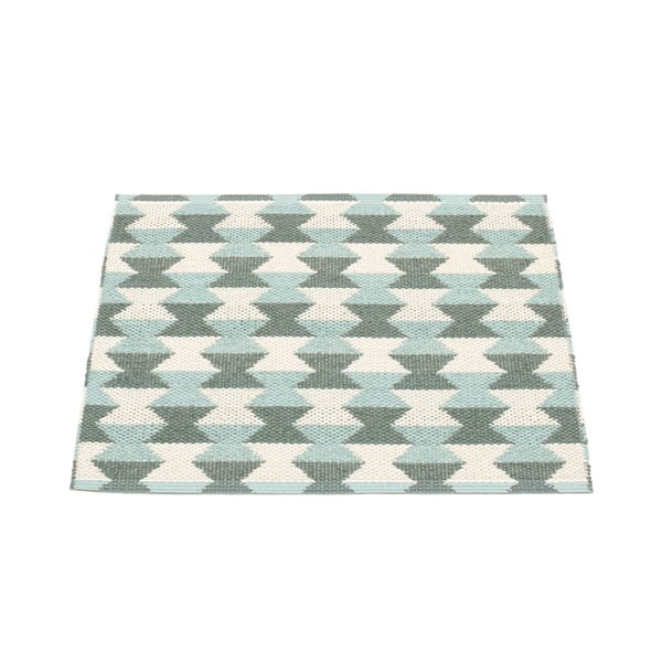 Zielono-turkusowy dywan odpowiedni na zewnątrz 60x70 cm Dana Army – Pappelina-image-1