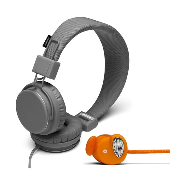 Słuchawki Plattan Dark Grey + słuchawki Medis Orange GRATIS