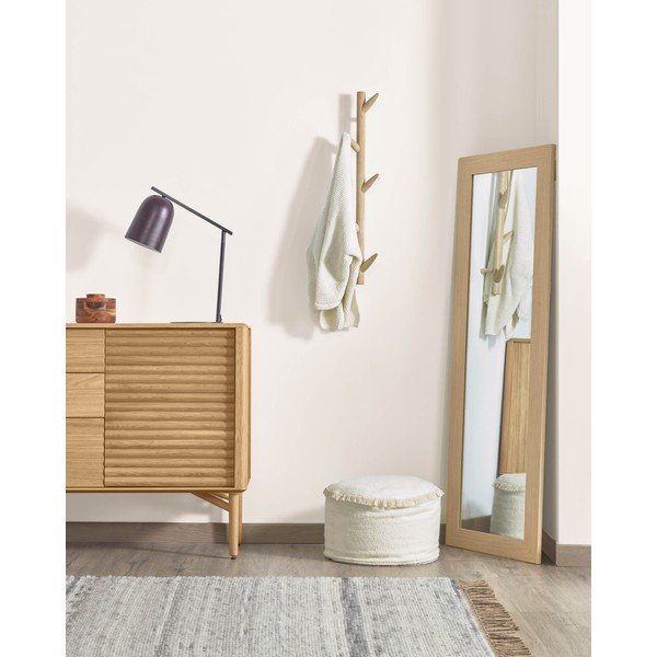 Wieszak ścienny z drewna brzozowego Kave Home Natane-image-1