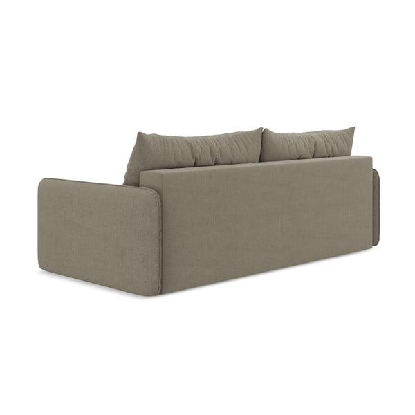 Beżowa rozkładana/ze schowkiem sofa 216 cm Nanea – Makamii-image-4
