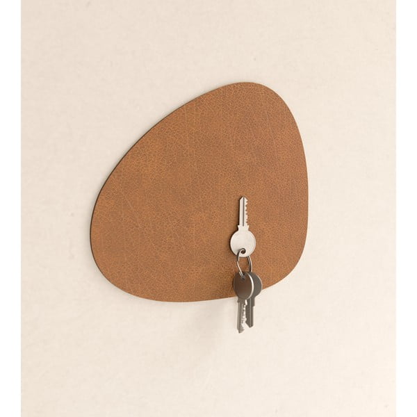 Wieszak na klucze ze skóry ekologicznej Board XL Bull – LIND DNA-image-1