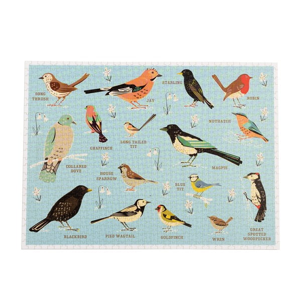 Puzzle (liczba elementów 1000) Garden Birds – Rex London-image-4