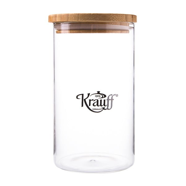 Szklany pojemnik Krauff Glass, 18 cm
