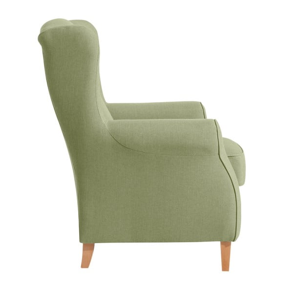 Zielony fotel uszak Max Winzer Lorris Apple-image-1