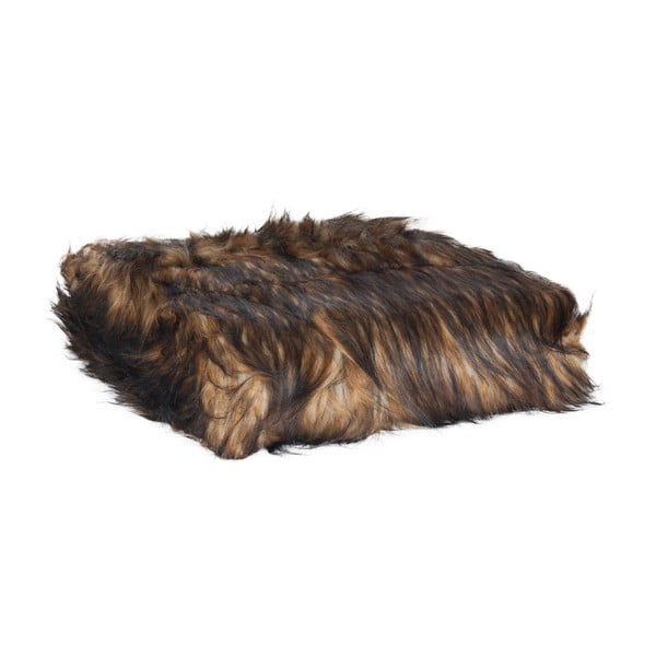 Brązowy pled Clayre & Eef Fur, 130x180 cm