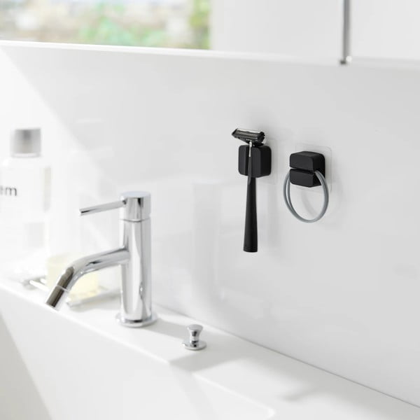 Czarne silikonowe uchwyty wielofunkcyjne zestaw 2 szt. Film Hook – YAMAZAKI-image-4