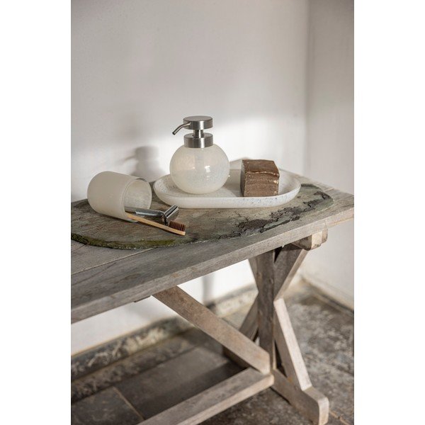 Kremowy szklany kubek na szczoteczki do zębów Opal – Mette Ditmer Denmark-image-1