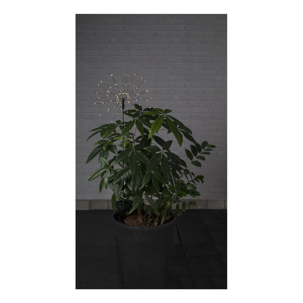 Ogrodowa lampa solarna LED z białymi diodami Star Trading Firework, wys. 100 cm (zdjęcie 6)