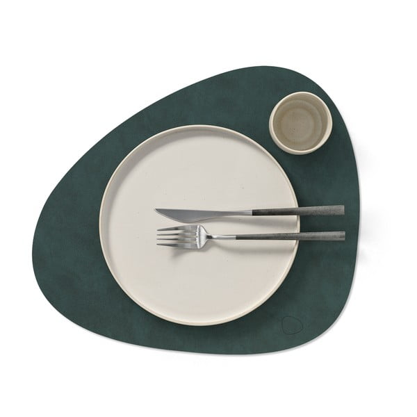 Mata stołowa ze skóry ekologicznej 37x44 cm Curve L Nupo – LIND DNA-image-1