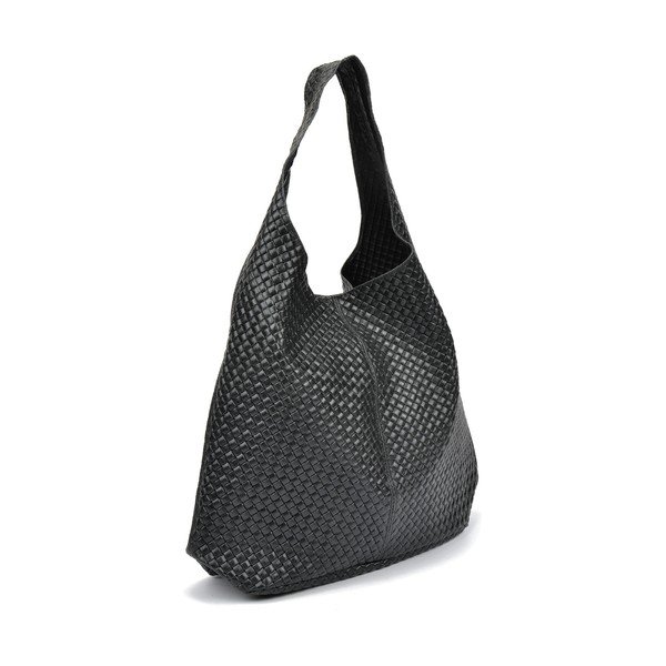 Czarna skórzana torebka Mangotti Bags Serena-image-2