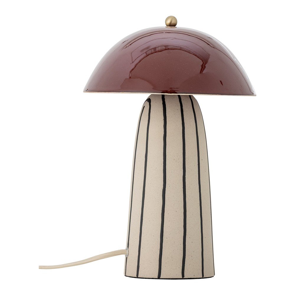 Lampa stołowa ceramiczna z metalowym kloszem (wysokość 32 cm) Arvid – Bloomingville (zdjęcie 6)