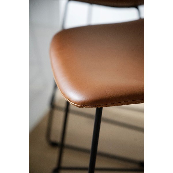 Koniakowe hokery zestaw 2 szt. 89 cm Manning – Rowico-image-2