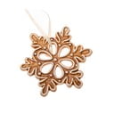 Ozdoba świąteczna ceramiczna ø 6 cm Gingerbread Flake – Dakls