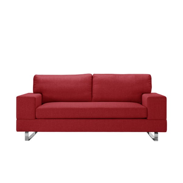 Czerwona sofa 3-osobowa Corinne Cobson Dahlia