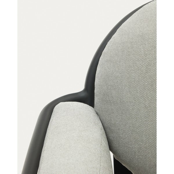 Szary metalowy fotel ogrodowy Joncols – Kave Home-image-4