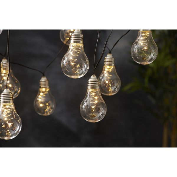 Biała solarna girlanda świetlna LED odpowiednia na zewnątrz Star Trading Glow, dł. 1,9 m-image-3