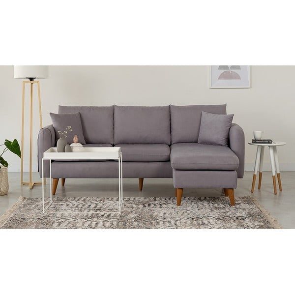 Jasnoszara sofa 215 cm Sofia – Balcab Home-image-4