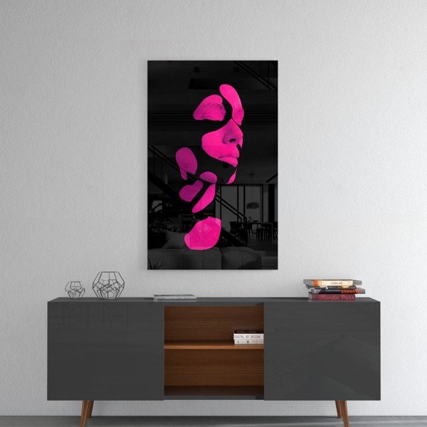 Szklany obraz Insigne Fragmented Pink-image-1