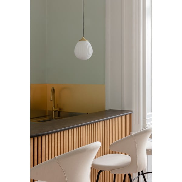 Abażur w biało-złotym kolorze ø 21 cm Around the World Mini – UMAGE-image-2